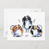 Carte Postale L'amour pour le Parti Poméranien (Devant / Derrière)