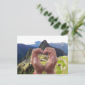 Carte Postale L'amour pour Machu Picchu Pérou (Debout devant)