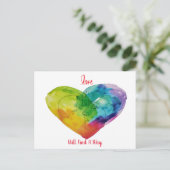 Carte Postale L'Amour Trouvera Un Moyen (Debout devant)