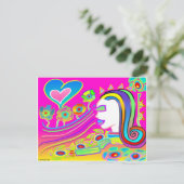 Carte Postale L'amour va fleurir : l'espace de rêve (Debout devant)