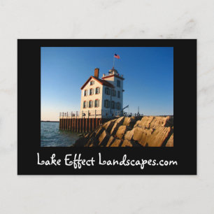 Carte Postale lampadaire, Lake Effect Landscapes.com