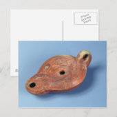 Carte Postale Lampe à huile de Milo (Devant / Derrière)