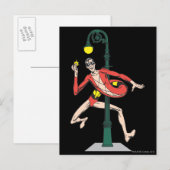 Carte Postale Lampe de rue pour homme en plastique (Devant / Derrière)