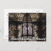 Carte Postale Lampe marocaine (Devant / Derrière)