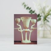 Carte Postale Lampe sous forme de trois fleurs de lotus (Debout devant)