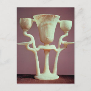 Carte Postale Lampe sous forme de trois fleurs de lotus