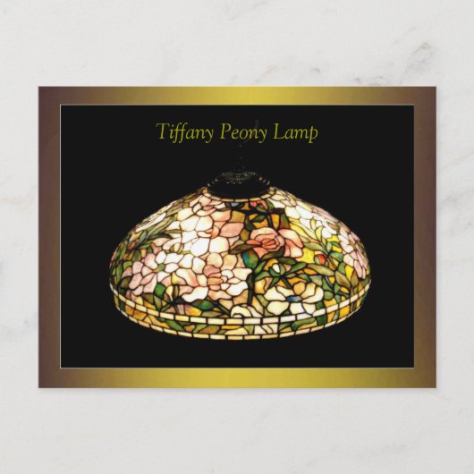 Carte Postale Lampe Tiffany Art Excellent (Devant)