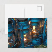 Carte Postale Lampes à kérosène | Camp Ol Pejeta Bush (Devant / Derrière)