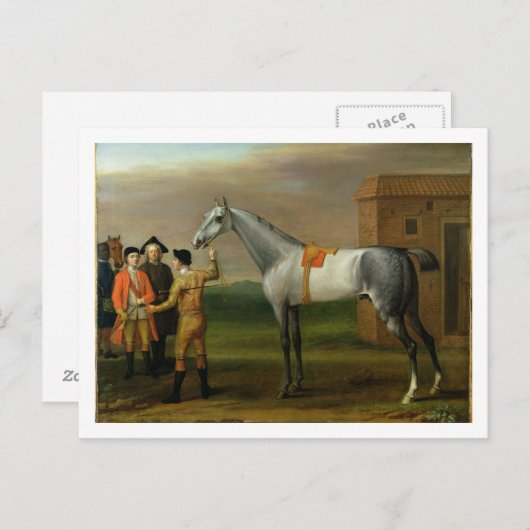 Carte Postale Lamprey, avec son propriétaire, sir William Morgan (Devant / Derrière)