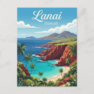 Carte Postale Lanai, Hawaï
