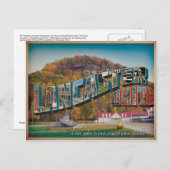 Carte Postale Lancaster Ohio #1 (Devant / Derrière)