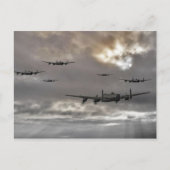 Carte Postale Lancaster Raid (Devant)