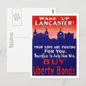 Carte Postale Lancaster réveillé (Devant / Derrière)