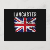 Carte Postale Lancaster UK Drapeau Angleterre Souvenir (Devant)