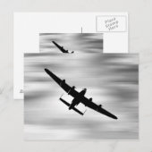 Carte Postale LancasterBomber. (Devant / Derrière)