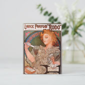 Carte Postale Lance parfum Rodo par Alphonse Mucha (Debout devant)