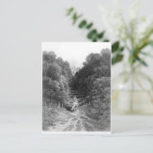 Carte Postale Lancelot s'approche du château d'Astolat (Debout devant)