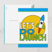 Carte Postale Lancement (Devant / Derrière)