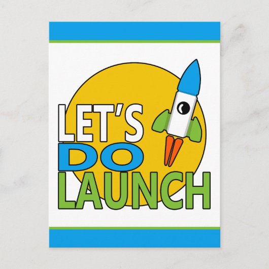 Carte Postale Lancement (Devant)