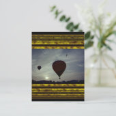 Carte Postale Lancement à air chaud (Debout devant)