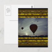 Carte Postale Lancement à air chaud (Devant / Derrière)