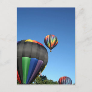 Carte Postale Lancement coloré des ballons !