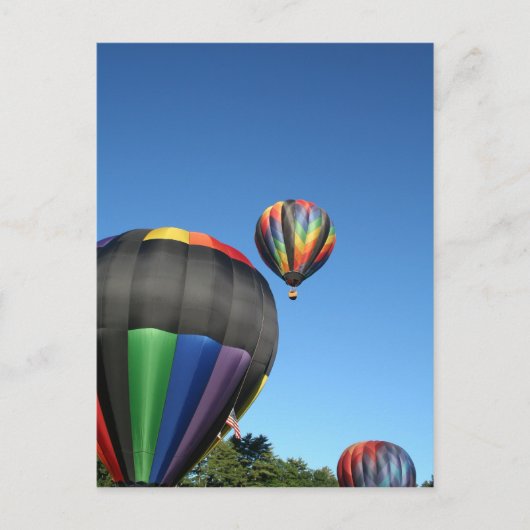 Carte Postale Lancement coloré des ballons ! (Devant)