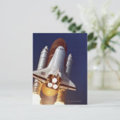 Carte Postale Lancement de fusée (Debout devant)