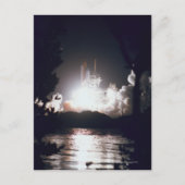 Carte Postale Lancement de la navette spatiale (Devant)