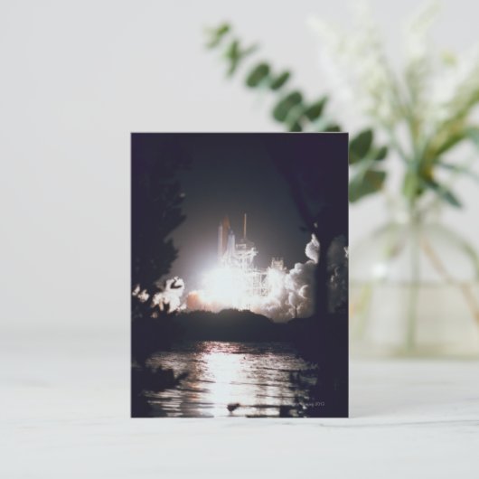 Carte Postale Lancement de la navette spatiale (Debout devant)