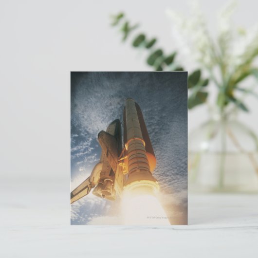 Carte Postale Lancement de la navette spatiale (Debout devant)