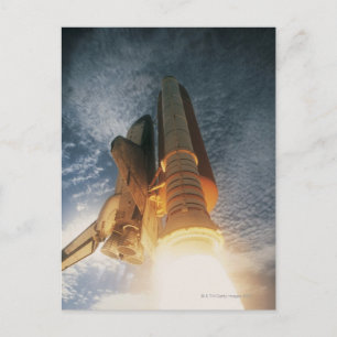 Carte Postale Lancement de la navette spatiale