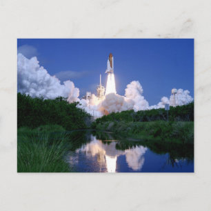 Carte Postale Lancement de la navette spatiale
