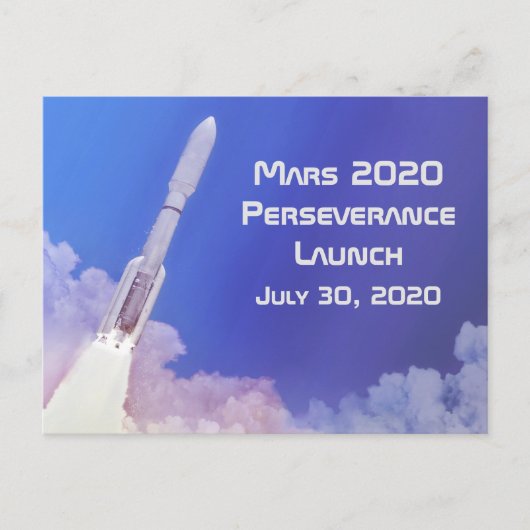 Carte Postale Lancement de la persévérance Mars 2020 (Devant)