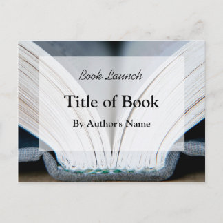 Carte postale Lancement du livre