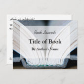 Carte postale Lancement du livre (Devant / Derrière)