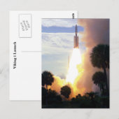 Carte Postale Lancement Viking 1 (Devant / Derrière)