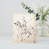 Carte Postale Lancer à cheval par Albrecht Durer (Debout devant)