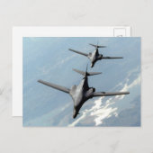 Carte Postale Lancer B-1 (Devant / Derrière)