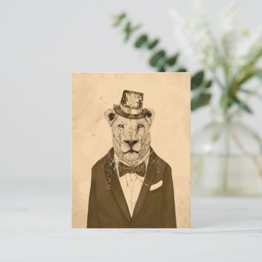 Carte Postale Lancer cette fête (Debout devant)