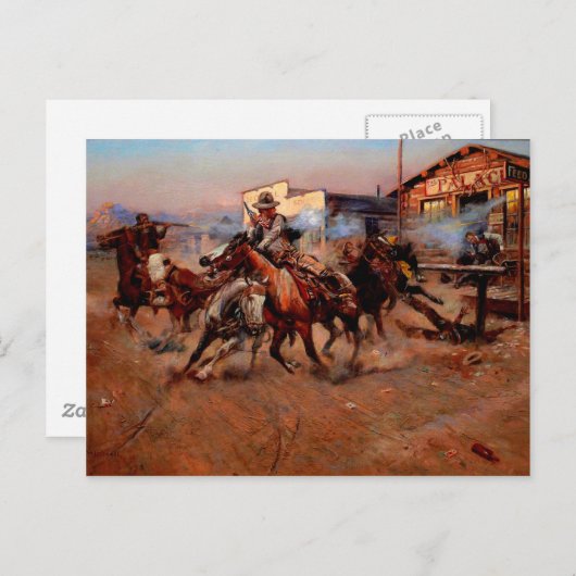 Carte Postale L'Ancien Ouest (Devant / Derrière)