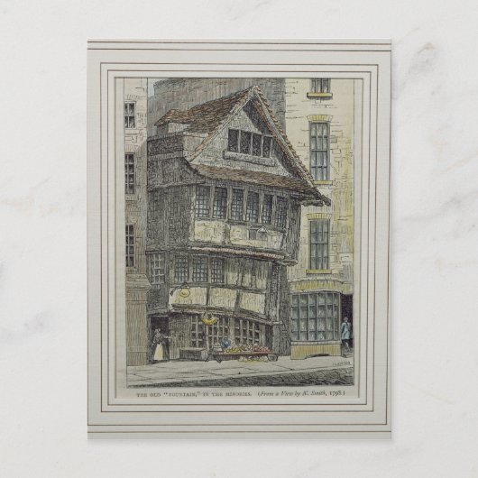 Carte Postale L'ancienne fontaine des Minories (Devant)