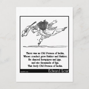 Carte Postale L'ancienne personne d'Ischia Limerick d'Edward Lea