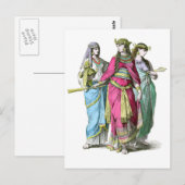 Carte Postale L'ancienne reine égyptienne Cléopâtre (Devant / Derrière)