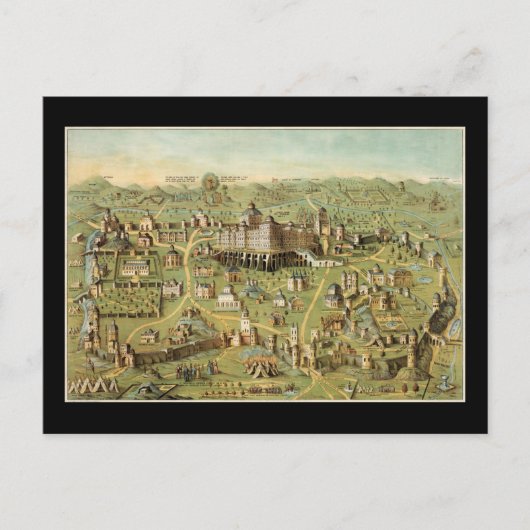 Carte Postale L'ancienne ville de Jérusalem (Devant)