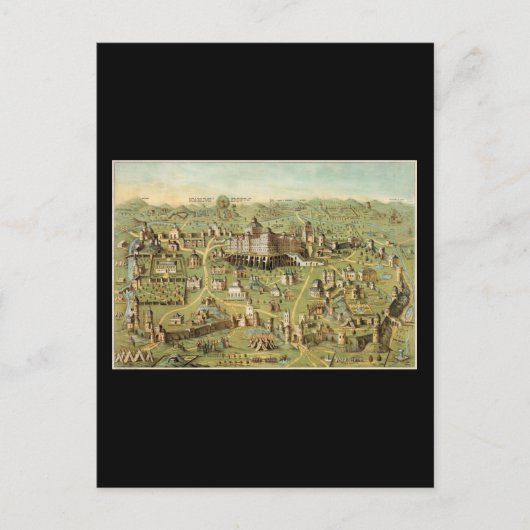 Carte Postale L'ancienne ville de Jérusalem (Devant)