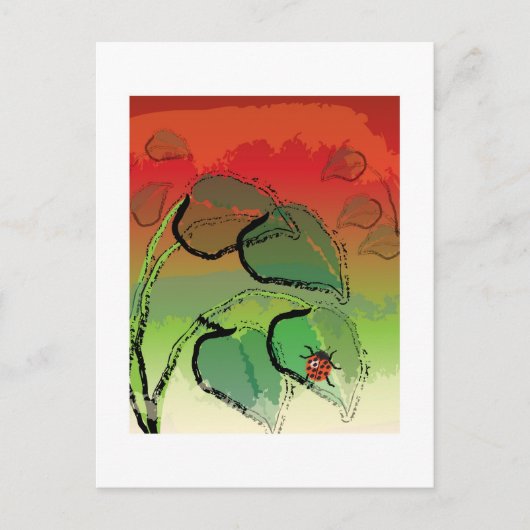 Carte Postale Landing Ladybug (Devant)