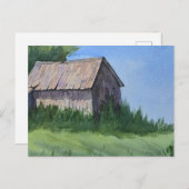 Carte Postale Landscape Painting Watercolor (Devant / Derrière)