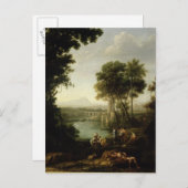 Carte Postale Landscape with the Finding of Moses (Devant / Derrière)