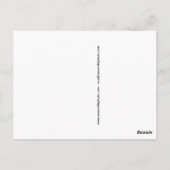 Carte Postale Lane de ménopause (Dos)